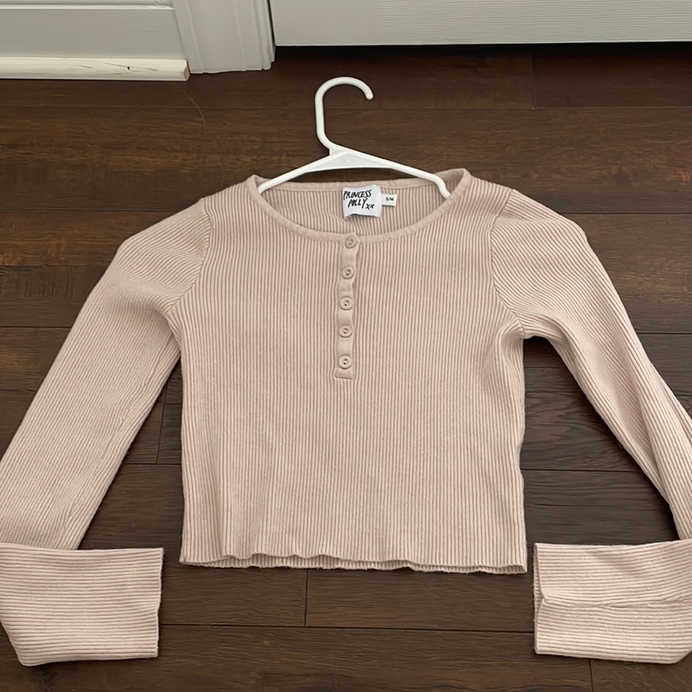 Pink Princess Polly Soft Sweater